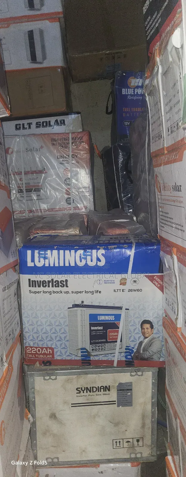 Luminous 220a Tubular Batteries, Reliable Storage Battery