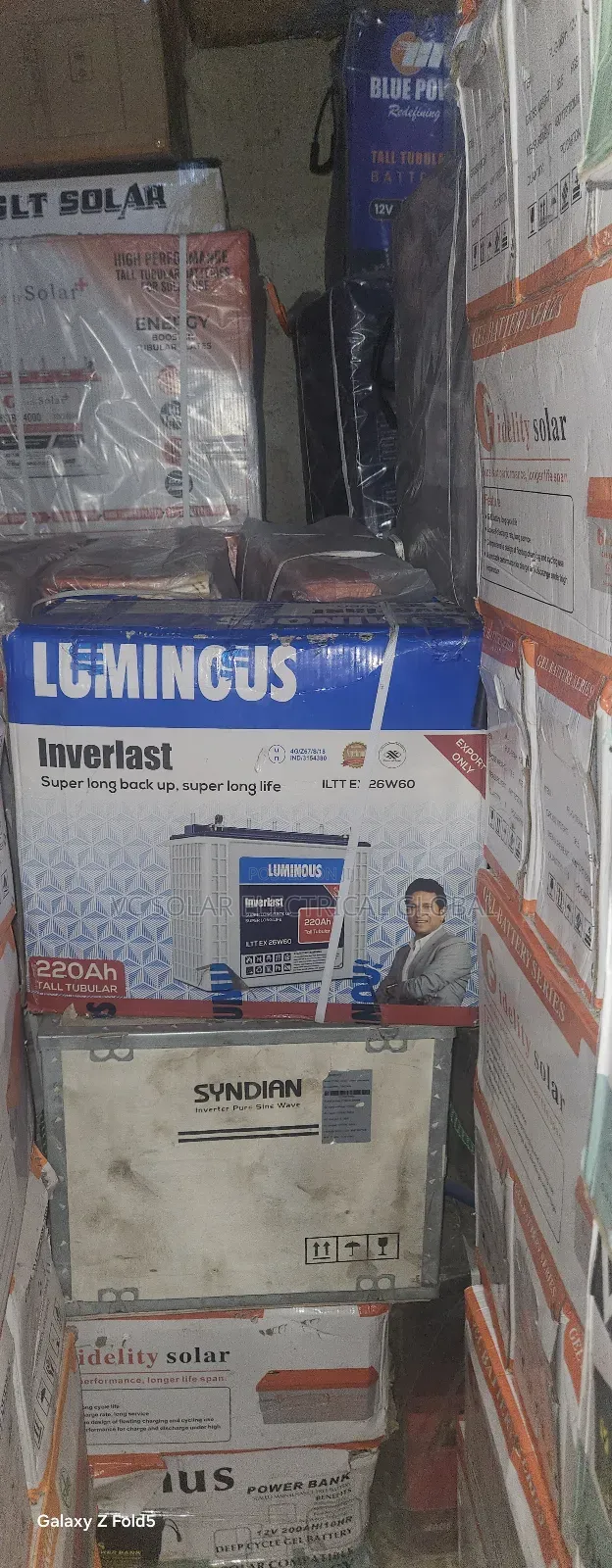 Luminous 220a Tubular Batteries, Reliable Storage Battery