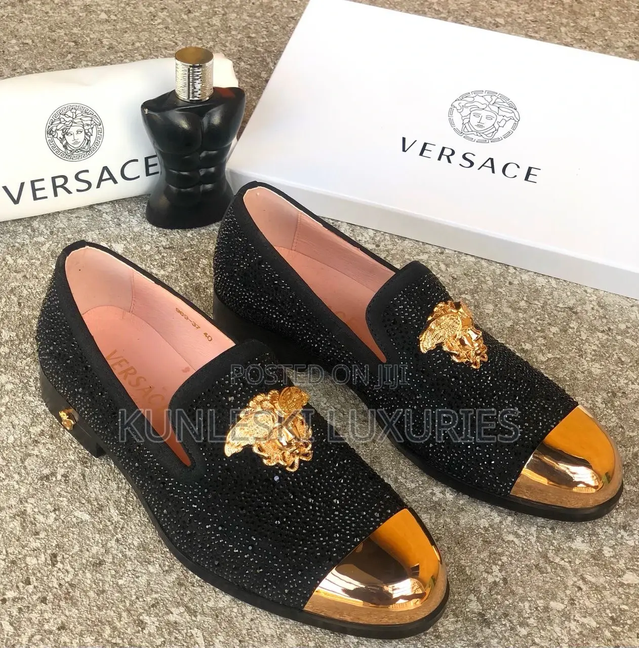 Original Versace Loafers Shoe Collections Available