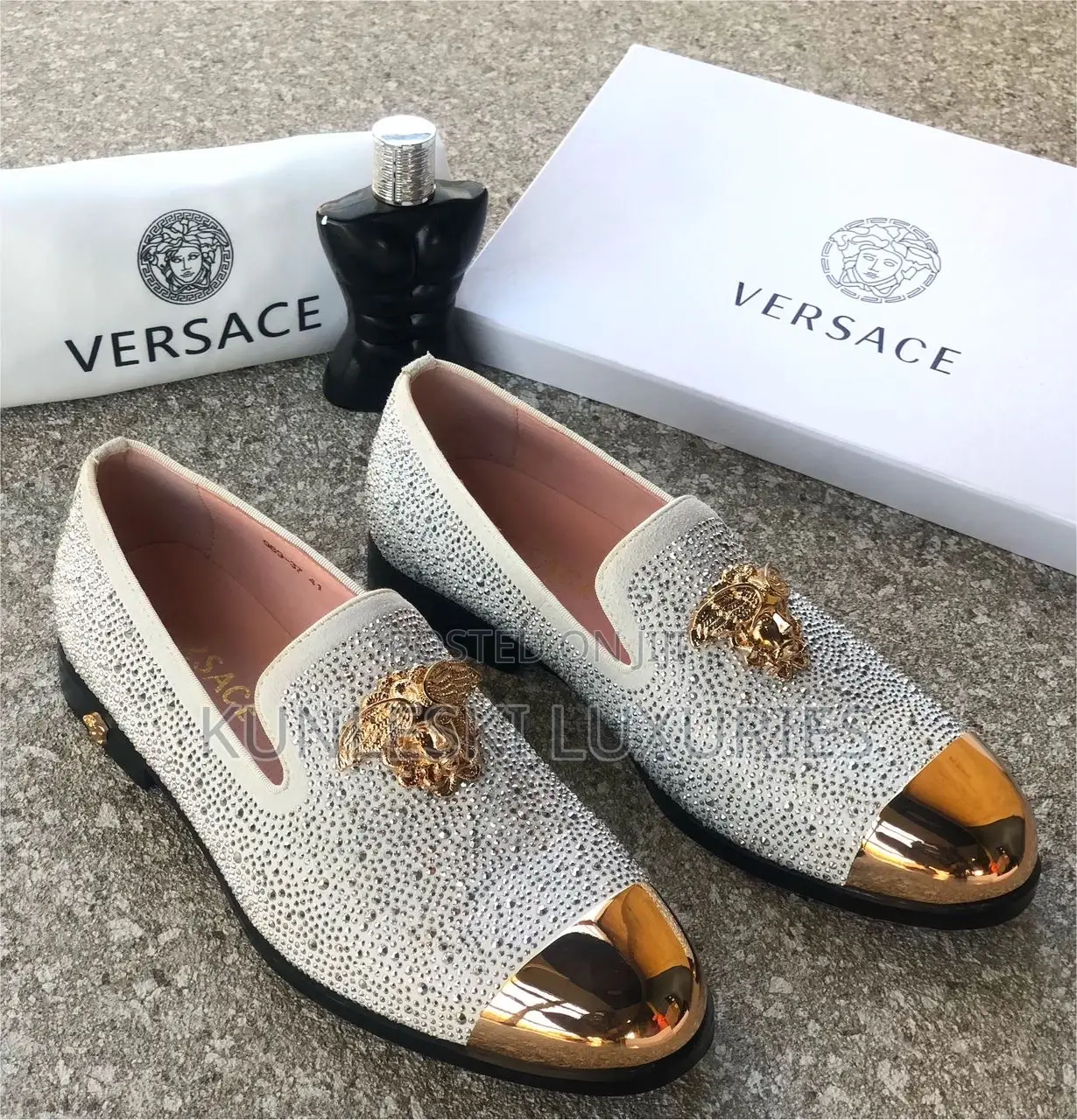 Original Versace Loafers Shoe Collections Available