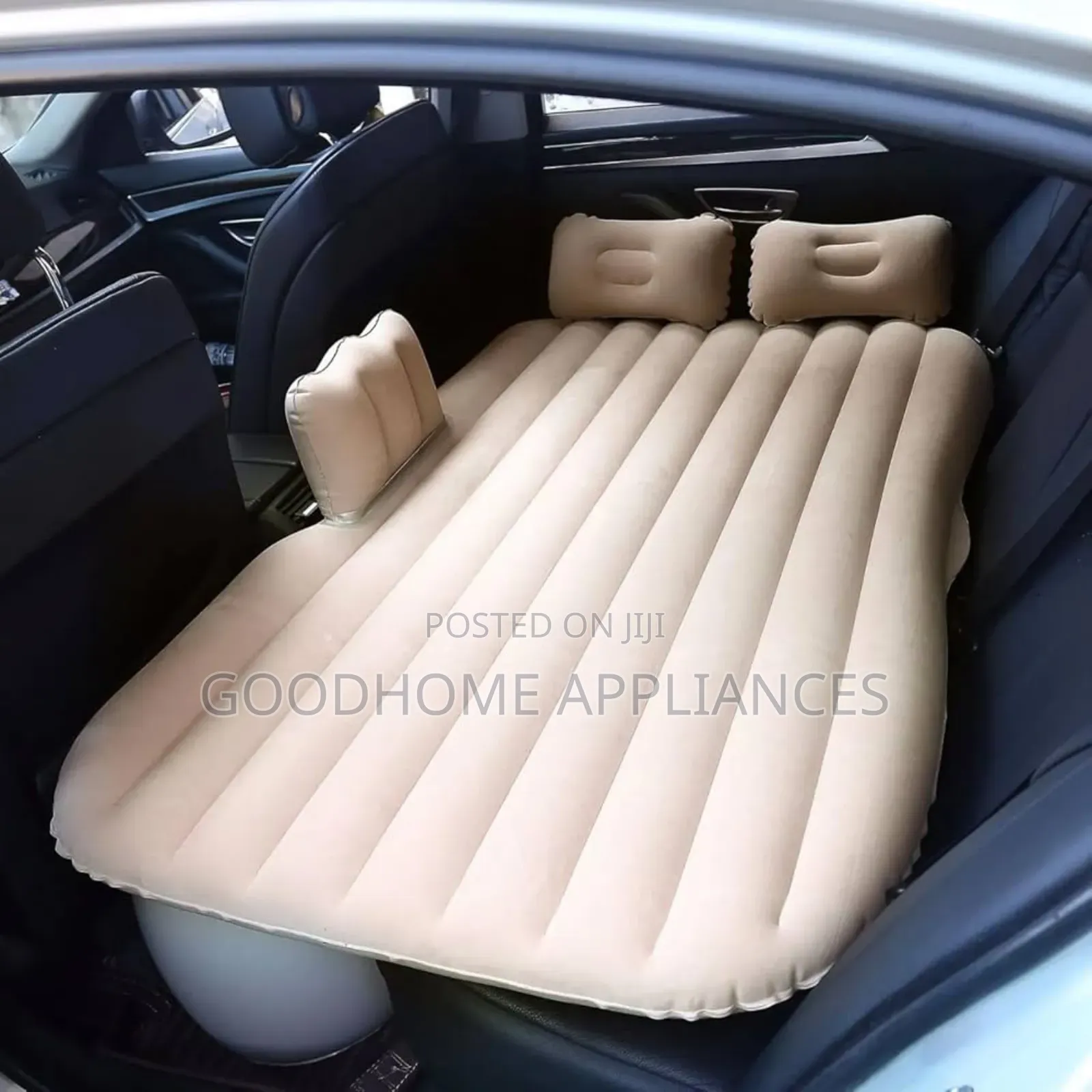 Inflatable Car Sofa With Pillows (With Automatic Pump)
