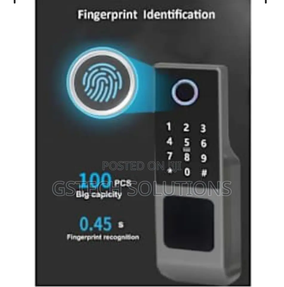 Intelligent Smart Waterproof Jam Lock for Outdoor Gate Door