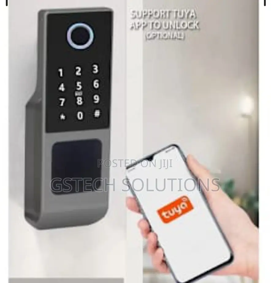 Intelligent Smart Waterproof Jam Lock for Outdoor Gate Door