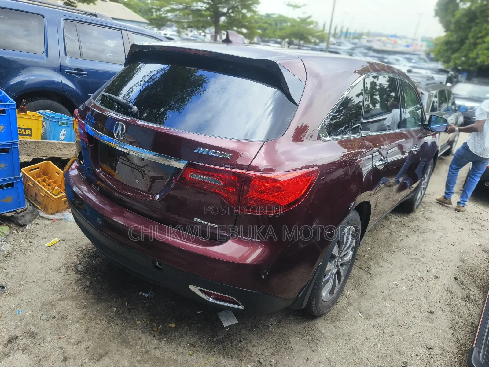 Acura MDX Technology Package 4dr SUV (3.5L 6cyl 6A) 2015 Burgundy
