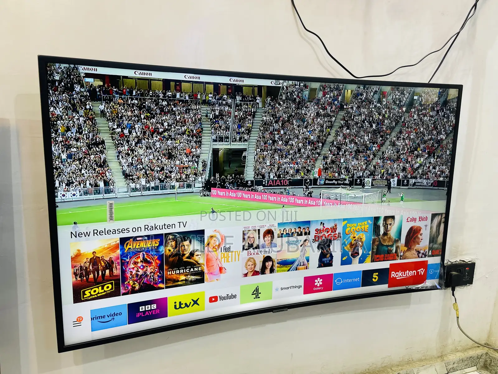 Samsung Curved 49" Ultra Hd HDR Smart Tv 100hz Refresh Sa