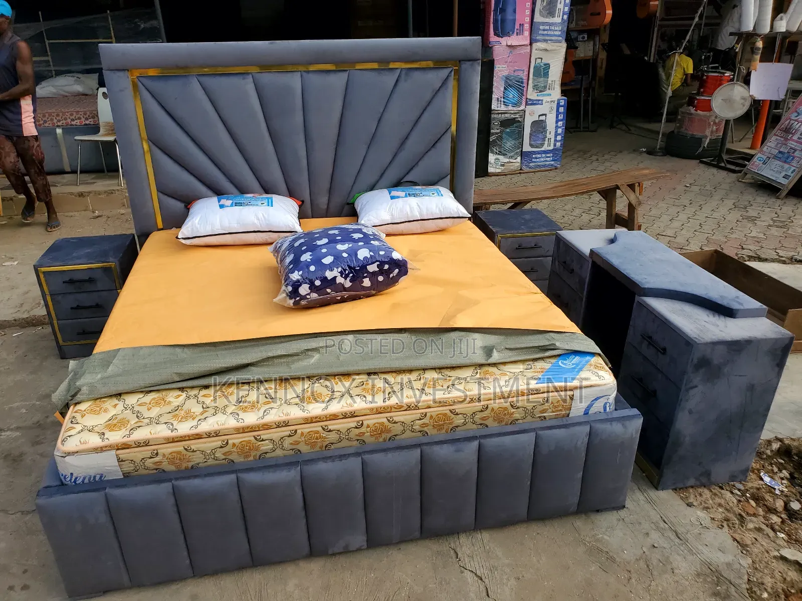 6 by 6 Exclusive and Durable Padded Bedframe