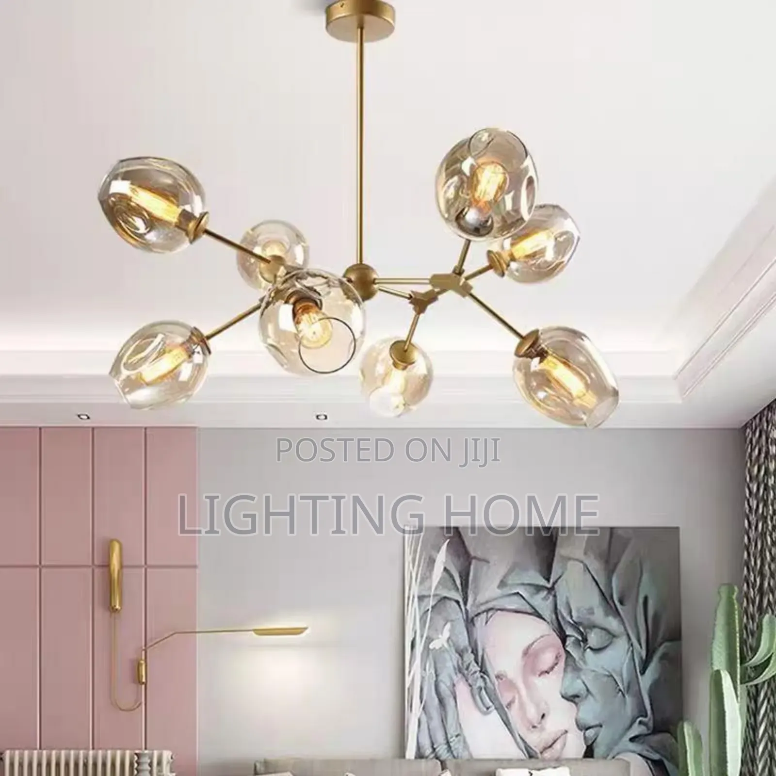 Nodic Chandelier Light By 8 Glass