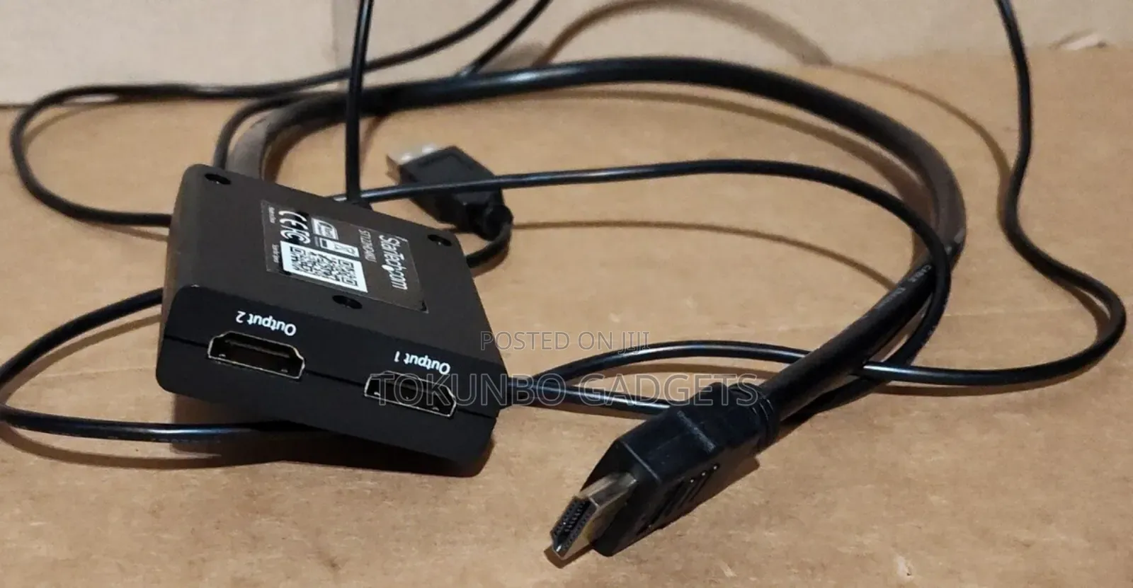 Startech 2-Port Hdmi Splitter W/ Usb Power - St122hd4ku