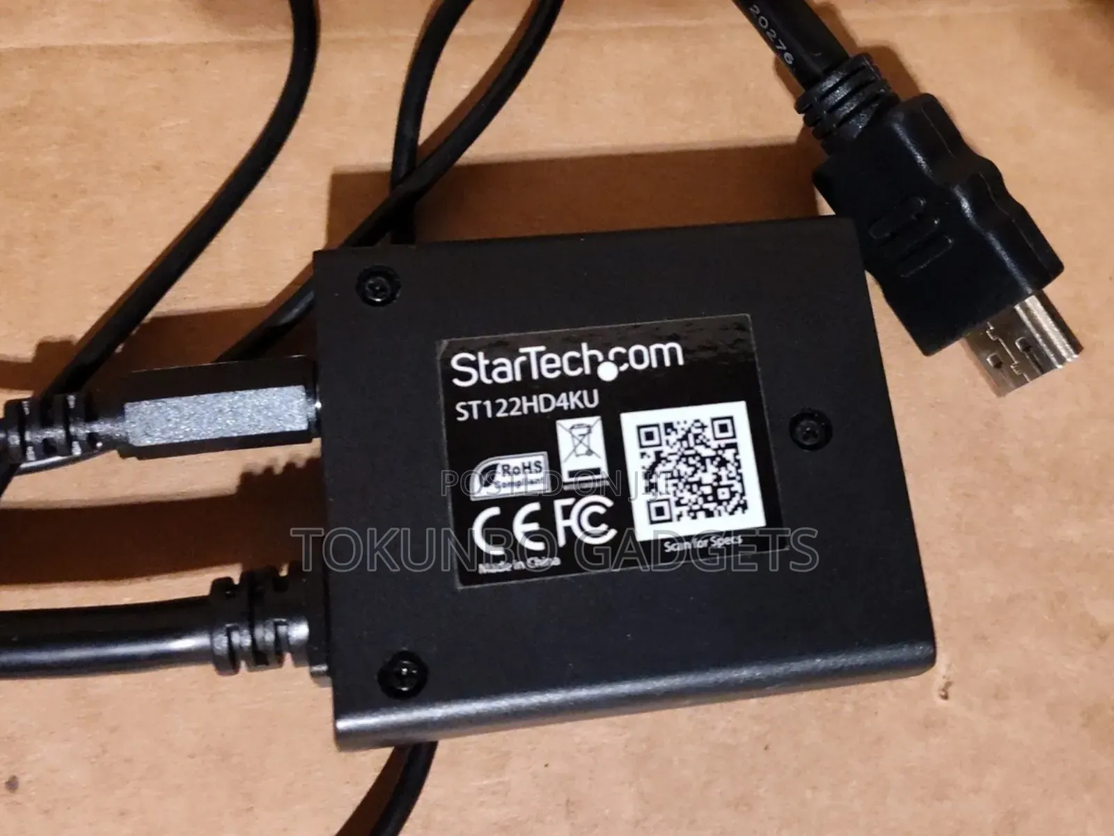 Startech 2-Port Hdmi Splitter W/ Usb Power - St122hd4ku