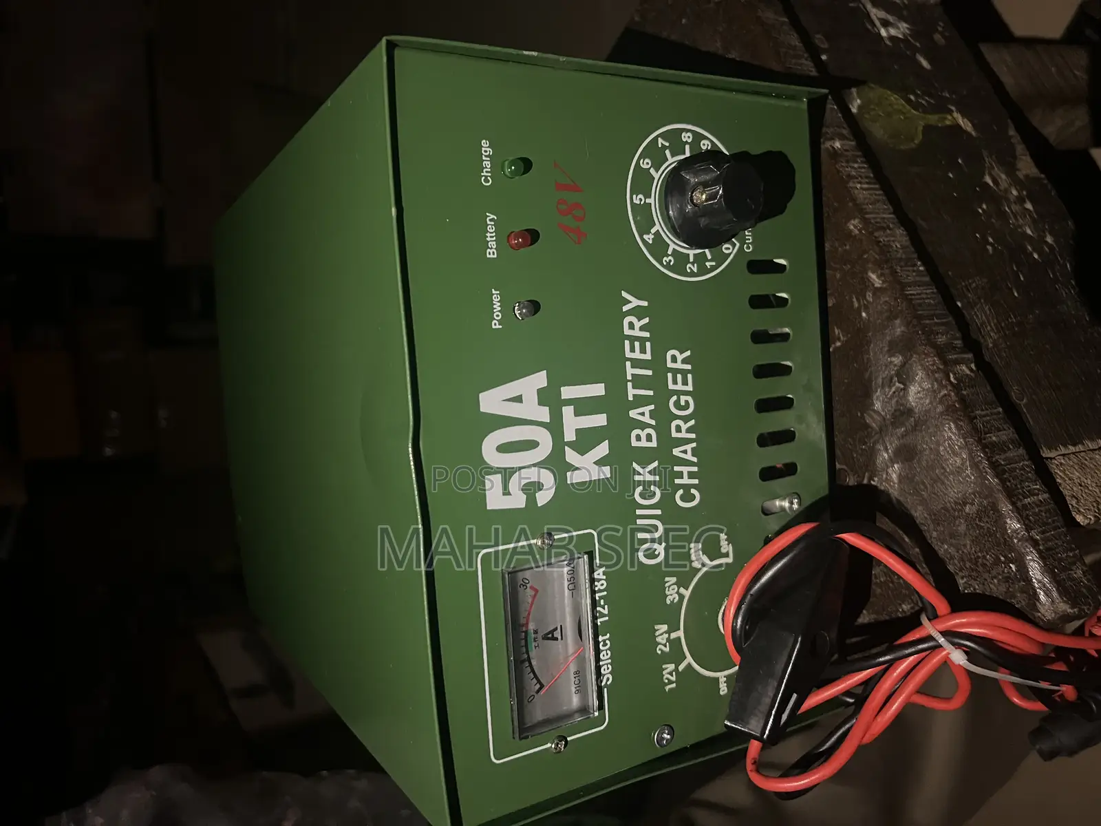 50a Quick Battery Charger 12v/24v/36v/48v