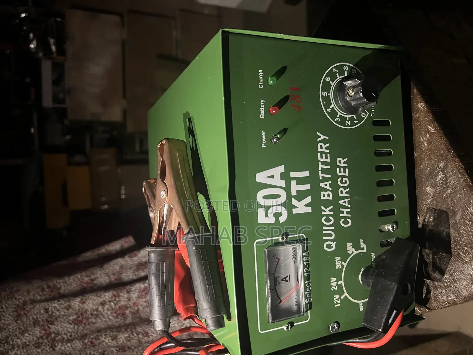 50a Quick Battery Charger 12v/24v/36v/48v