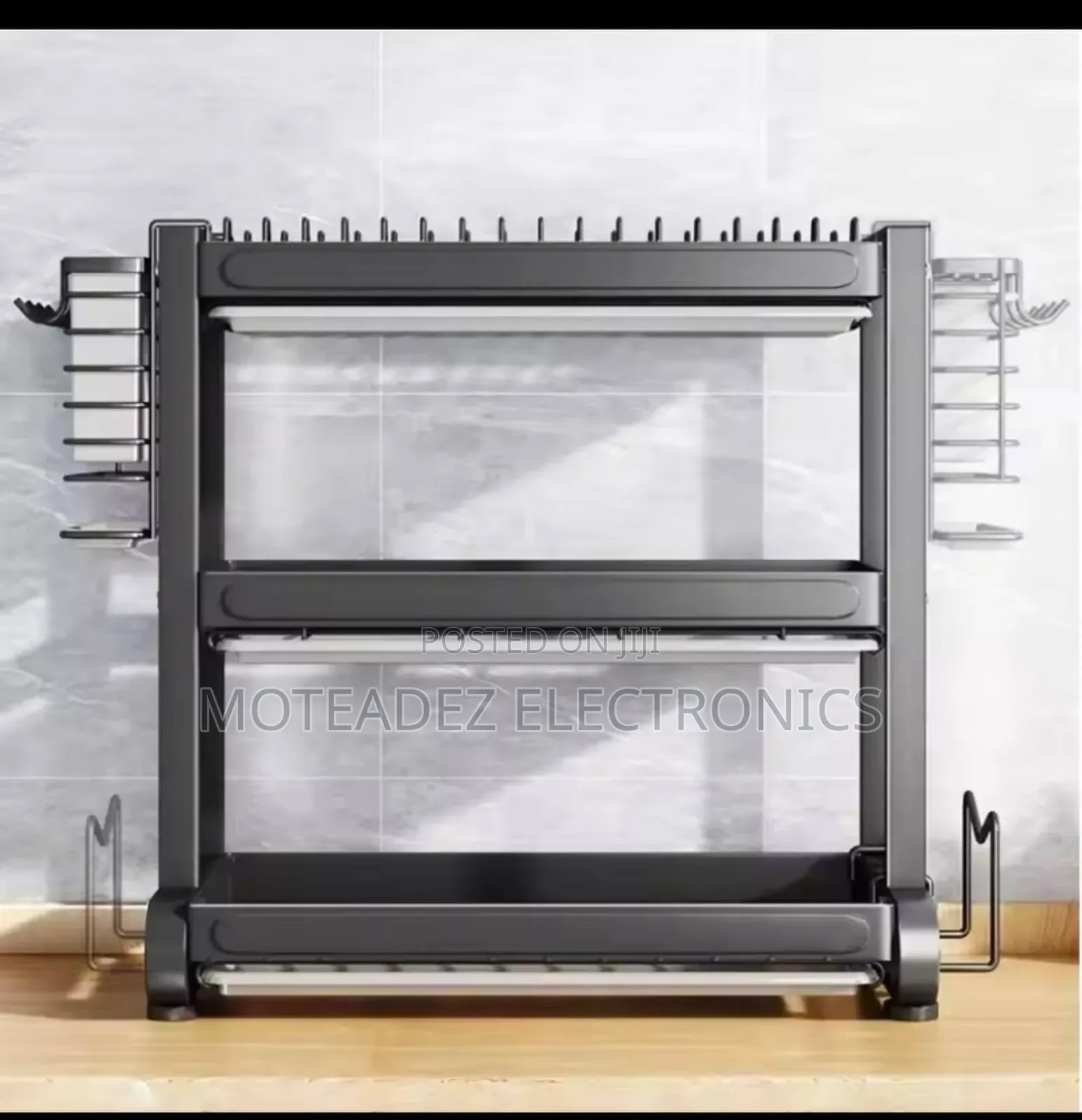3-tier Quality Steel Multifunction Dish/Plate Rack Organiser