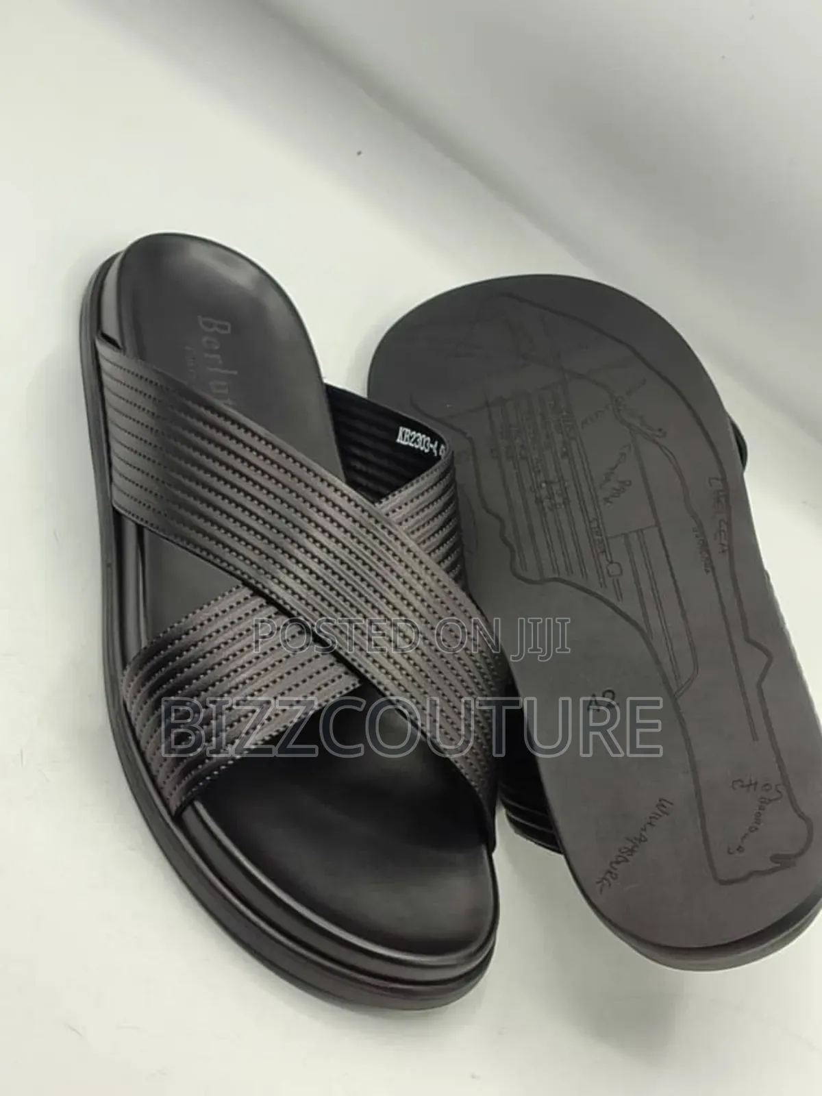 Original Berluti Leather Slippers Available in Store