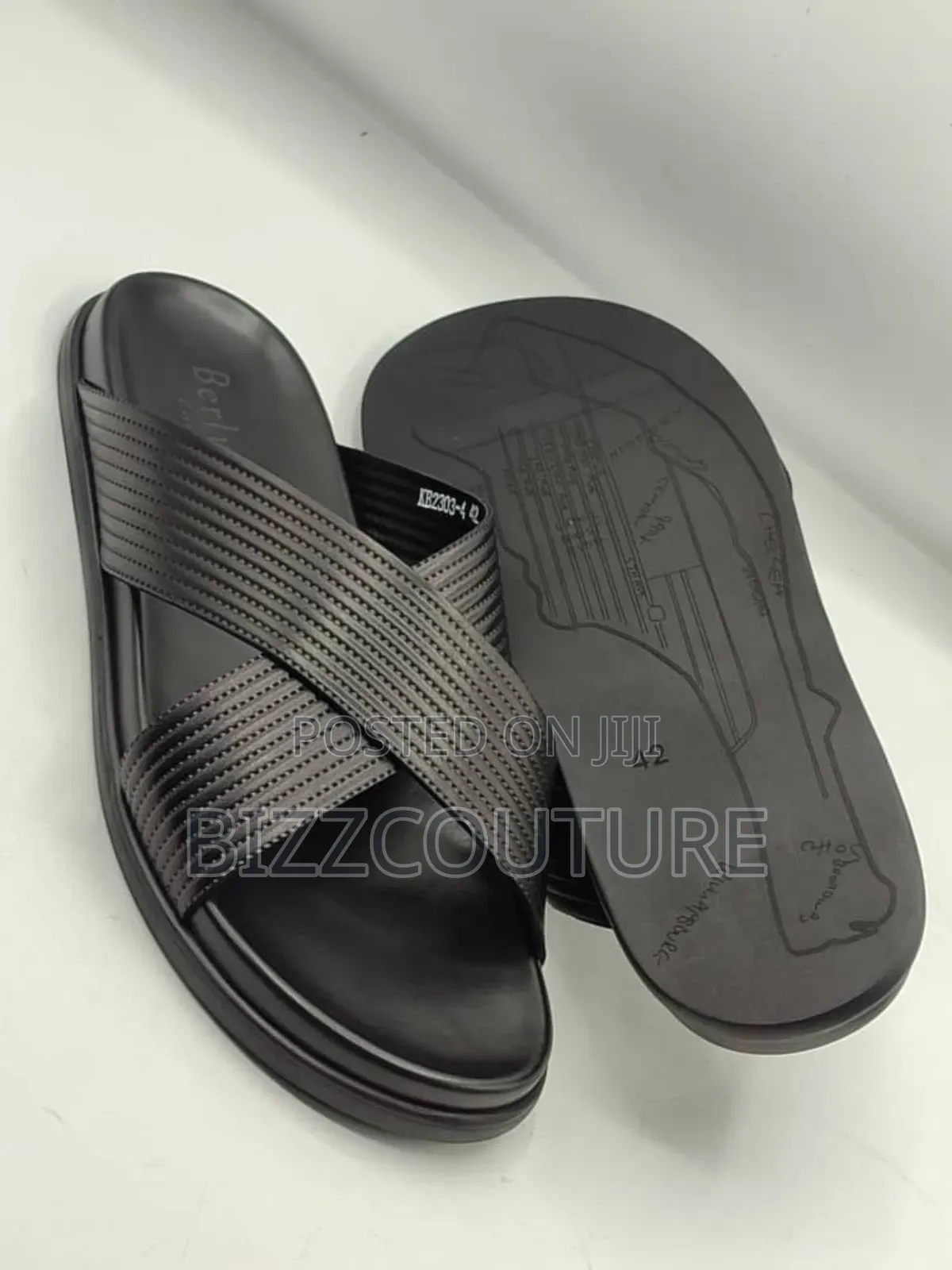 Original Berluti Leather Slippers Available in Store