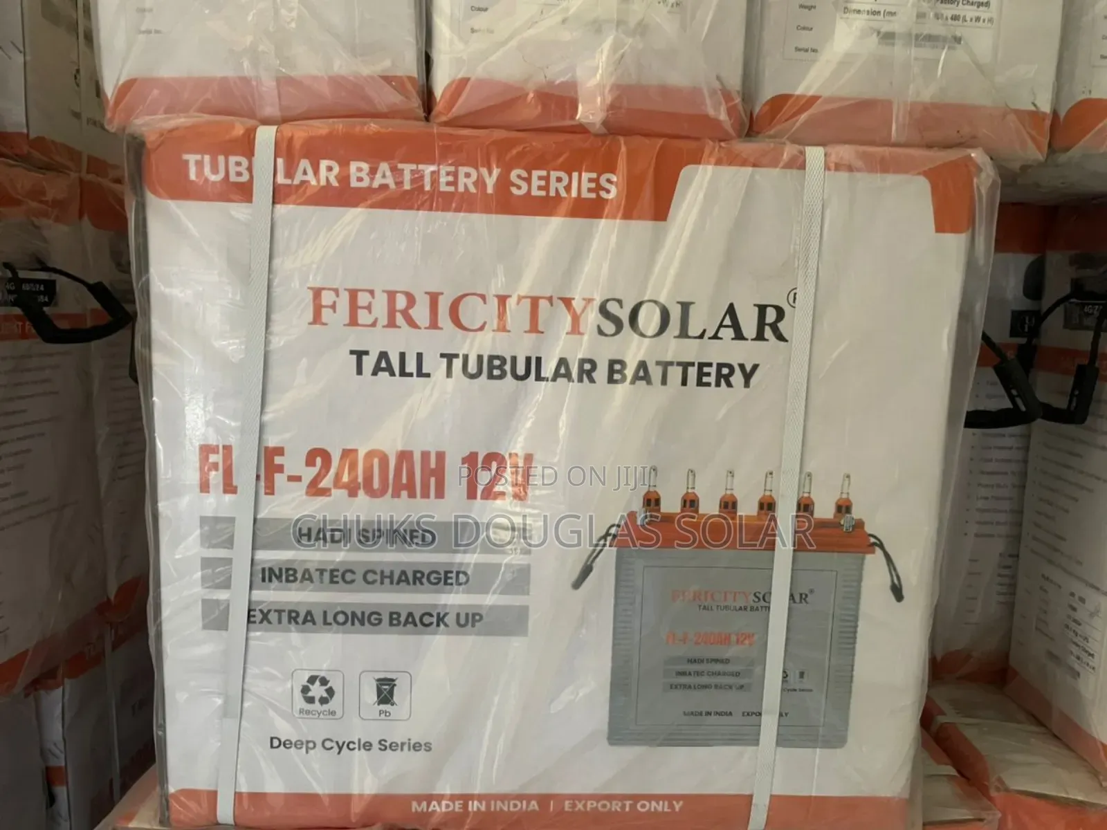 240a 12v Fericity Tubular Battery