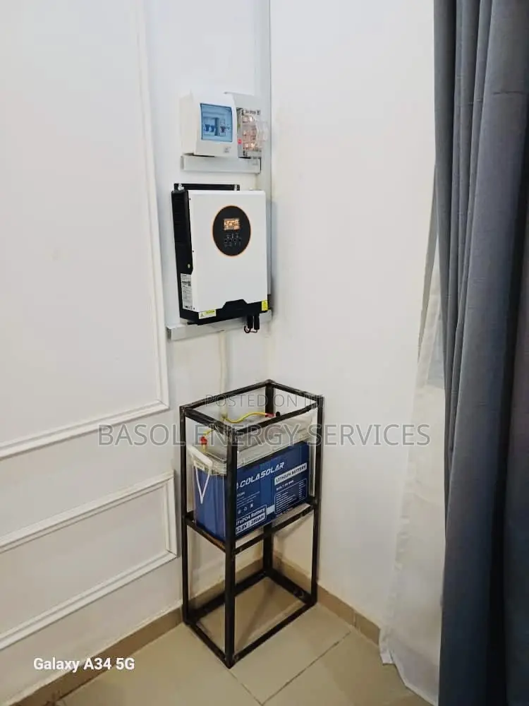 1.2kva Inverter and 3.5khw Lithium Battery