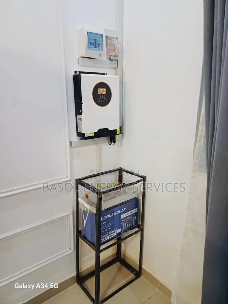 1.2kva Inverter and 3.5khw Lithium Battery