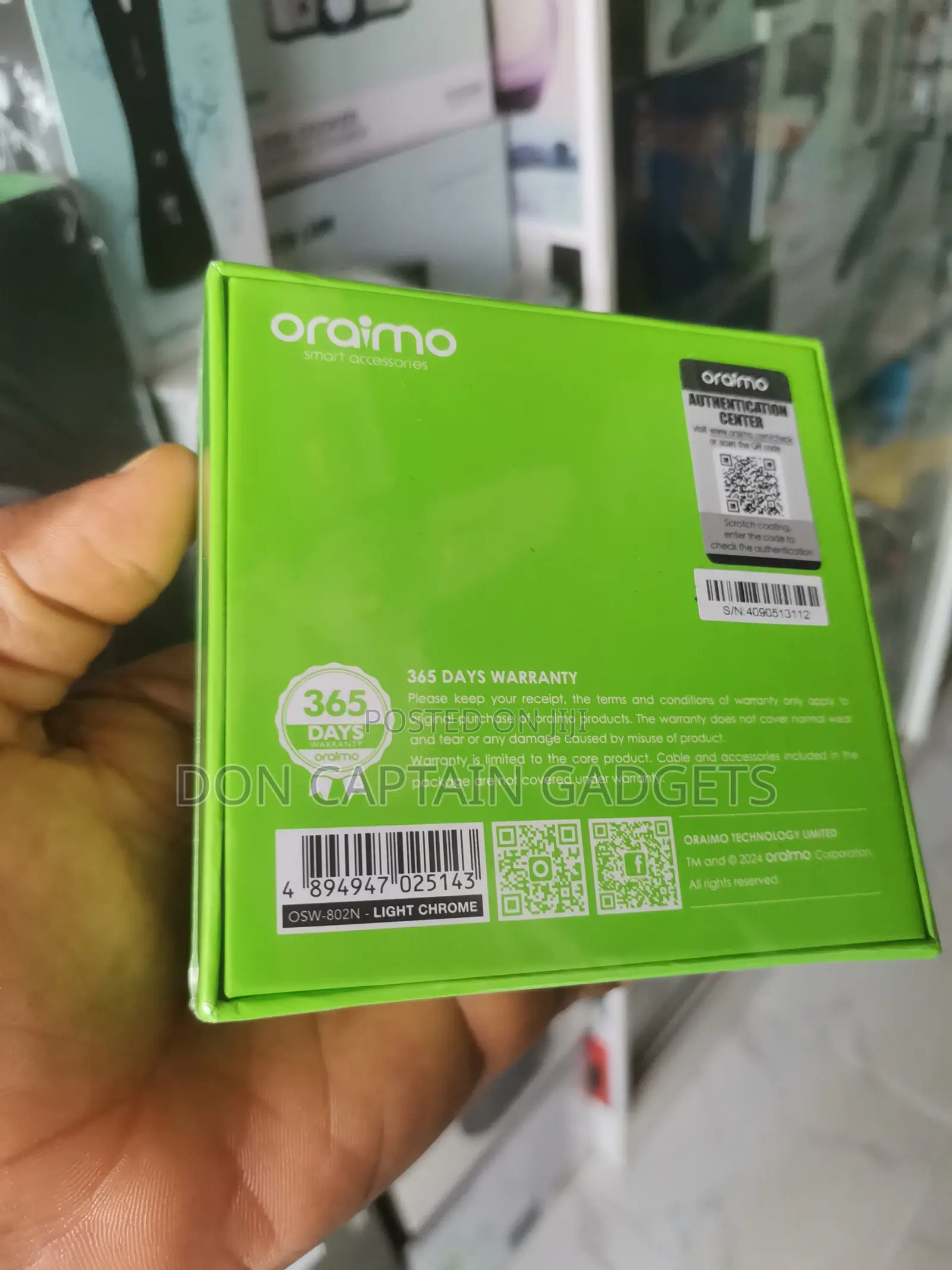 Oraimo Watch Nova v Osw-802n