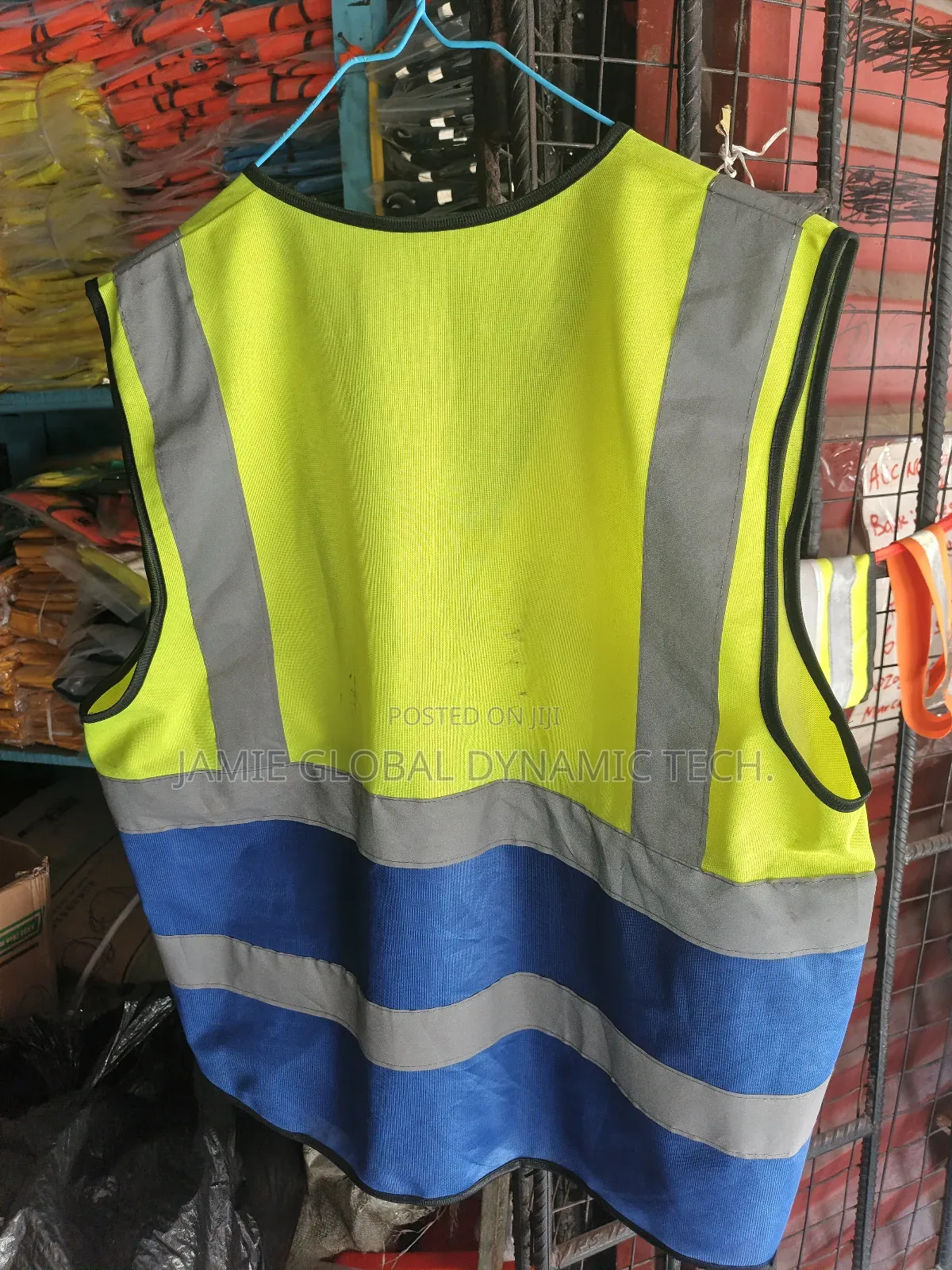 Safety Reflective Jacket With Pocket