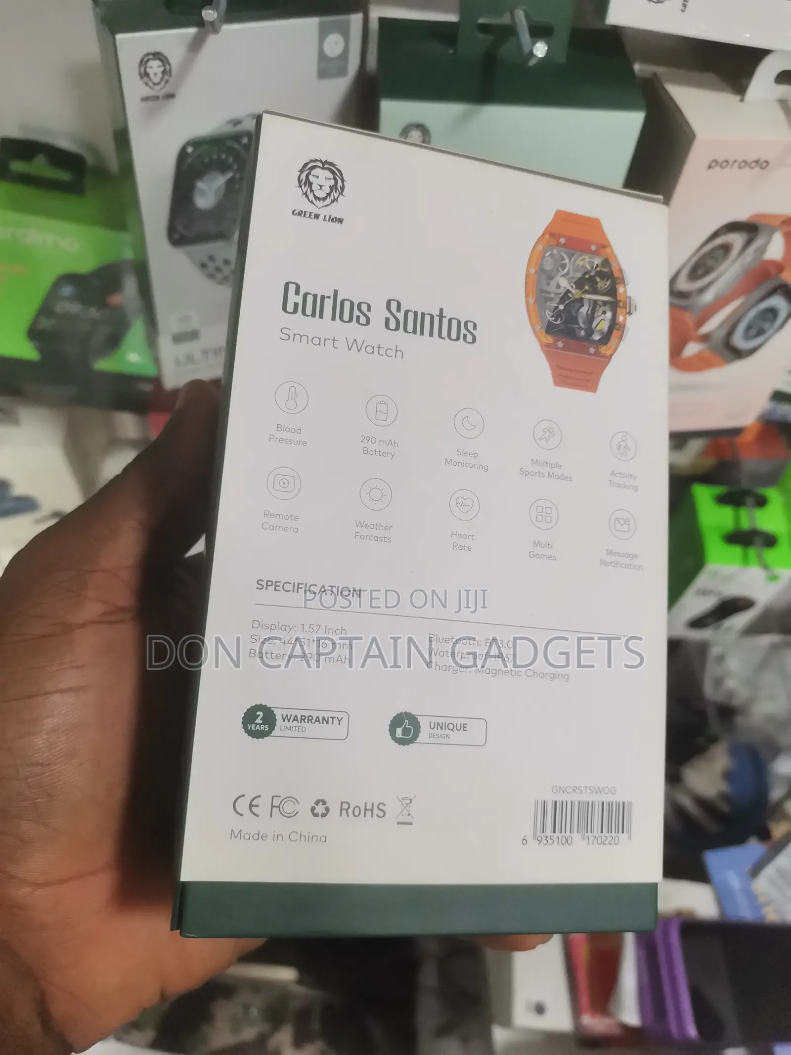 Green Lion Smart Watch ( Carlos Santo )