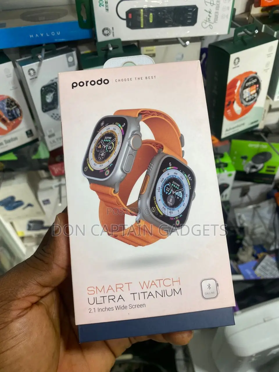 Porodo Smart Watch ( Ultra Titanium )