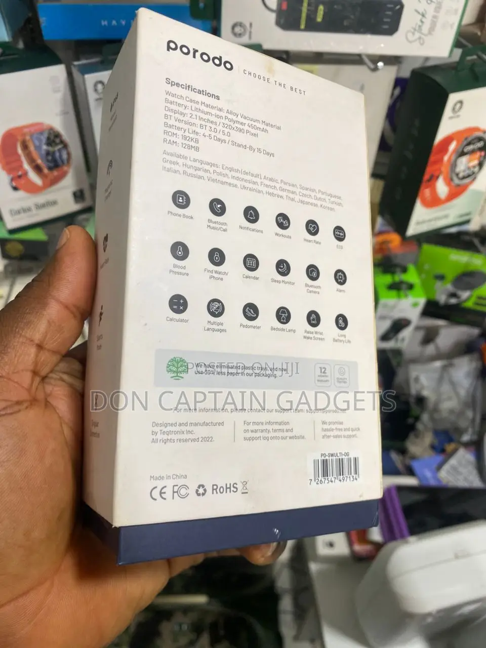 Porodo Smart Watch ( Ultra Titanium )