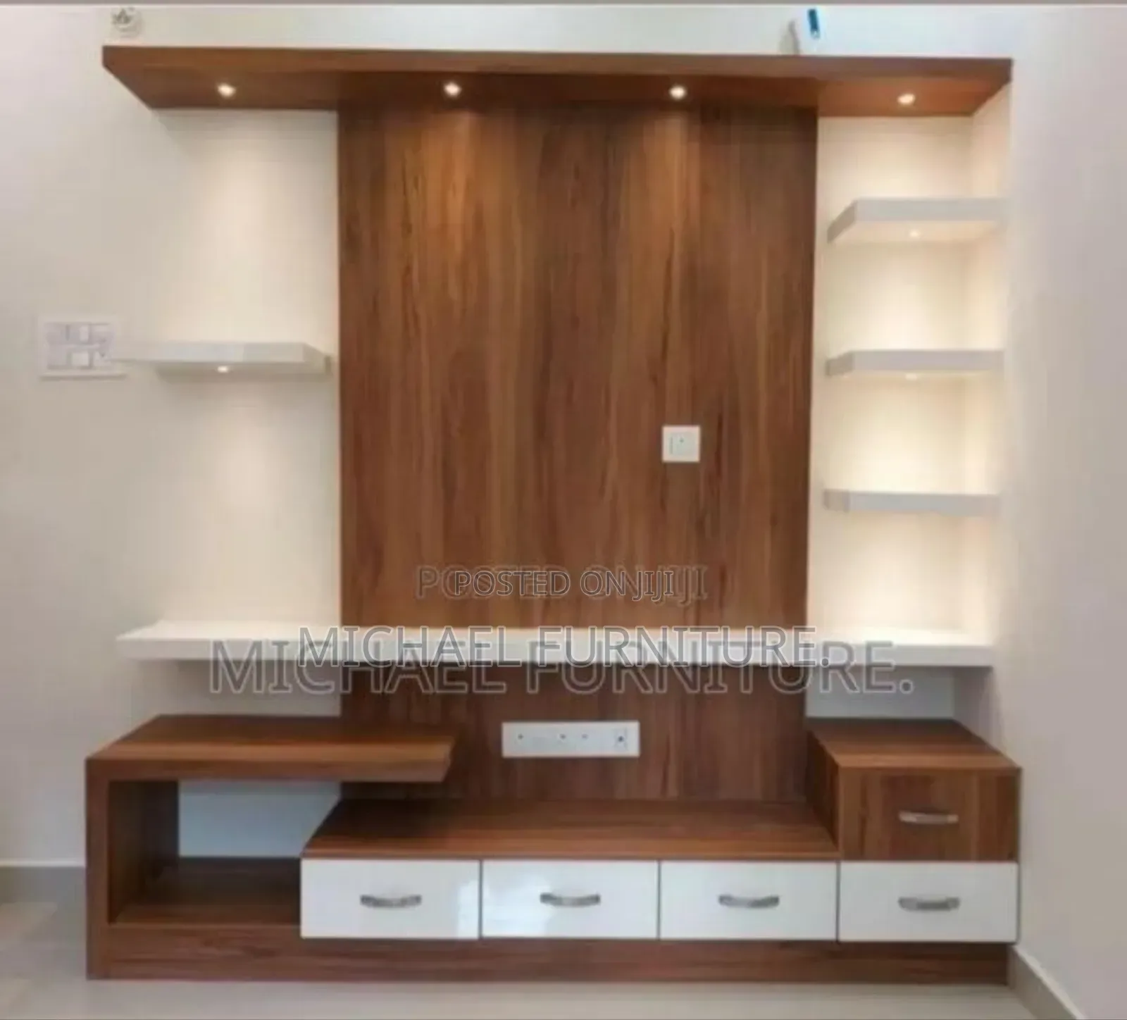 Brown 5 by 7 Tv Console