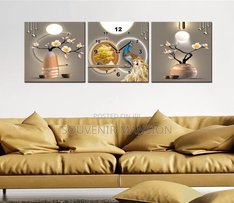 3 In 1 Wall Decoration Wall Clock