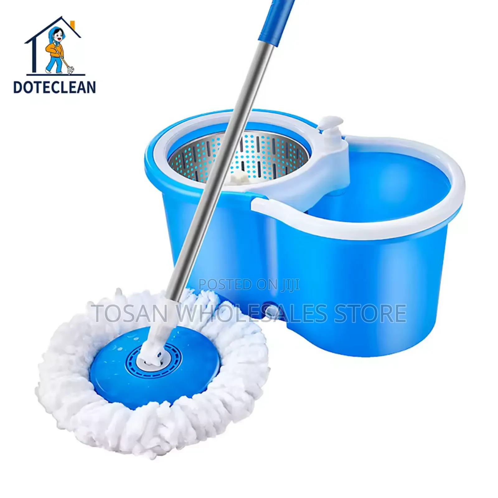 360° Rotating Spin Mop With Bucket