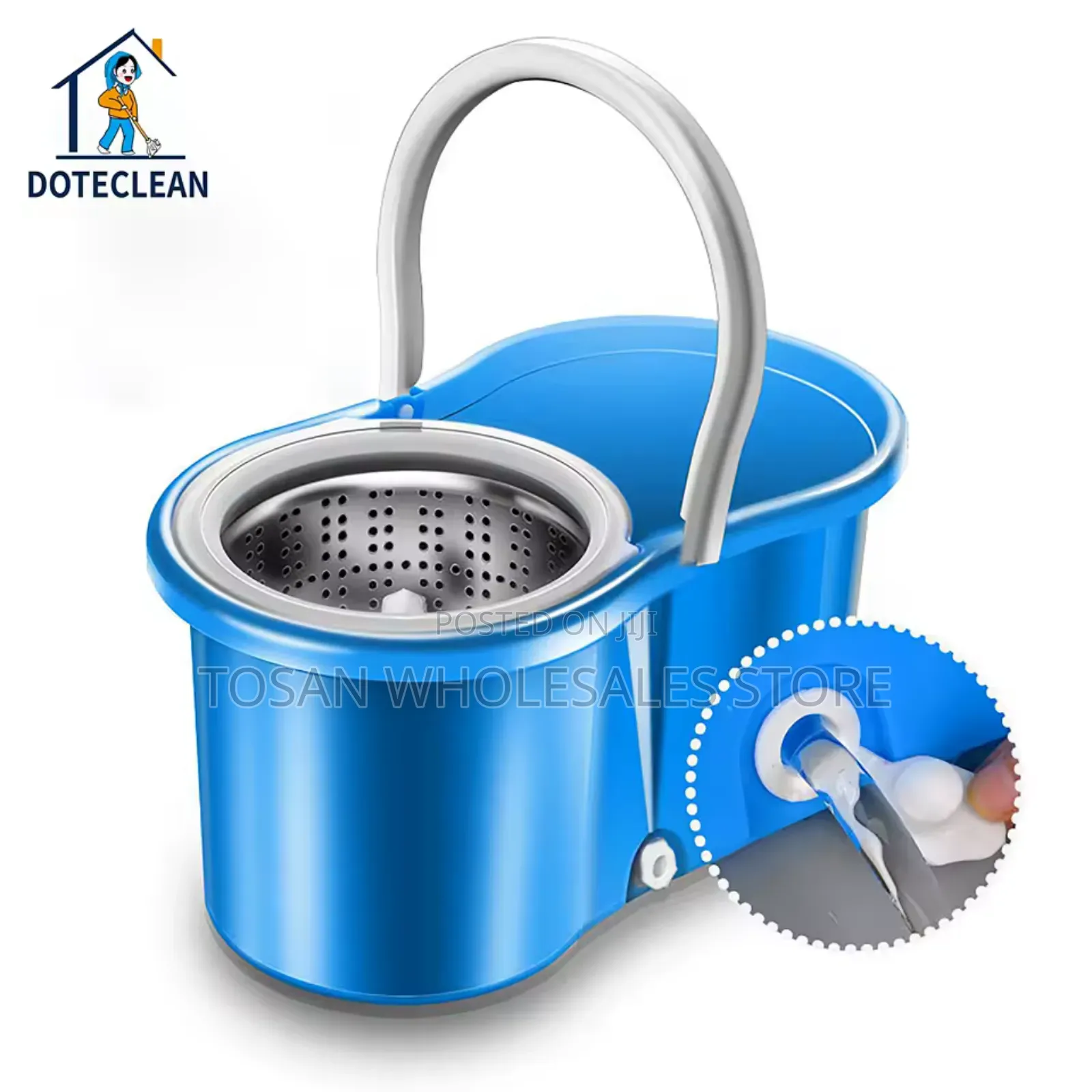 360° Rotating Spin Mop With Bucket