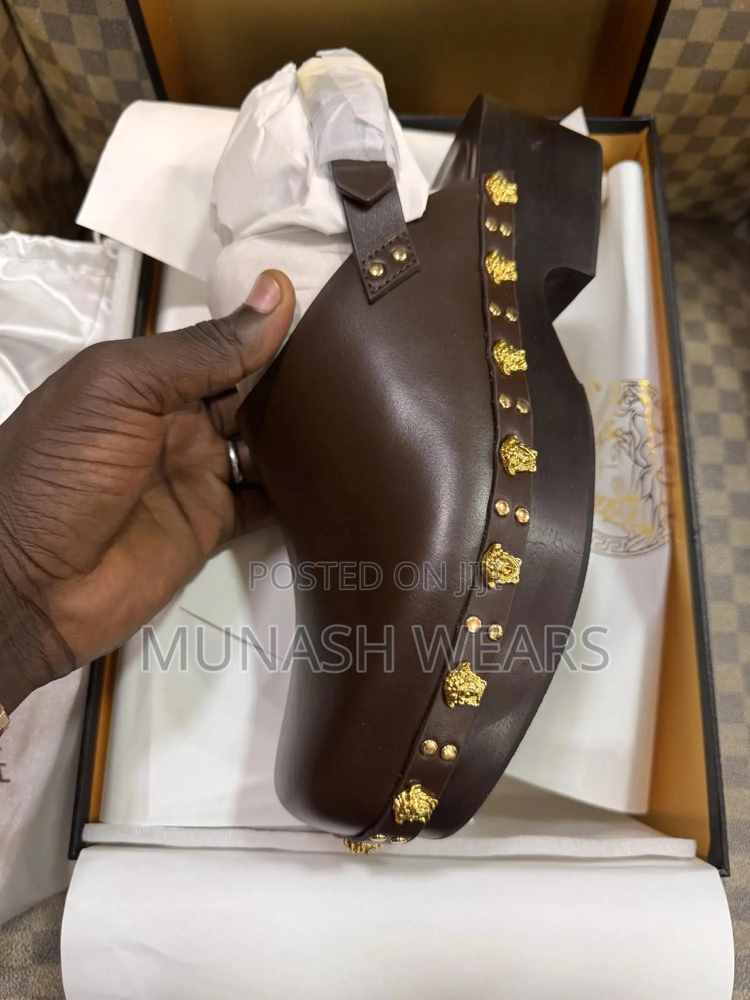 Luxury Versace Mule Model
