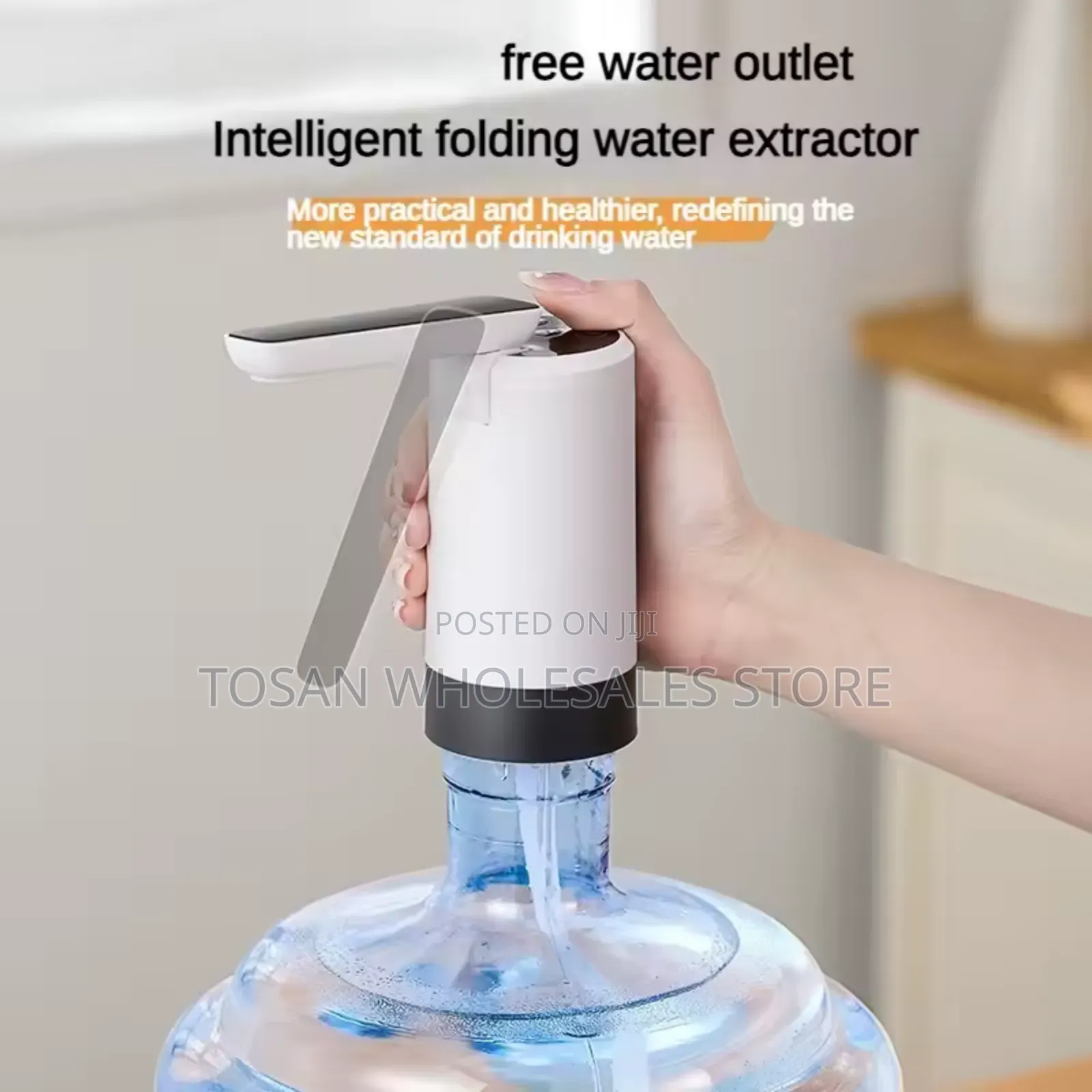 Rechargeable Foldable Water Dispenser Pump