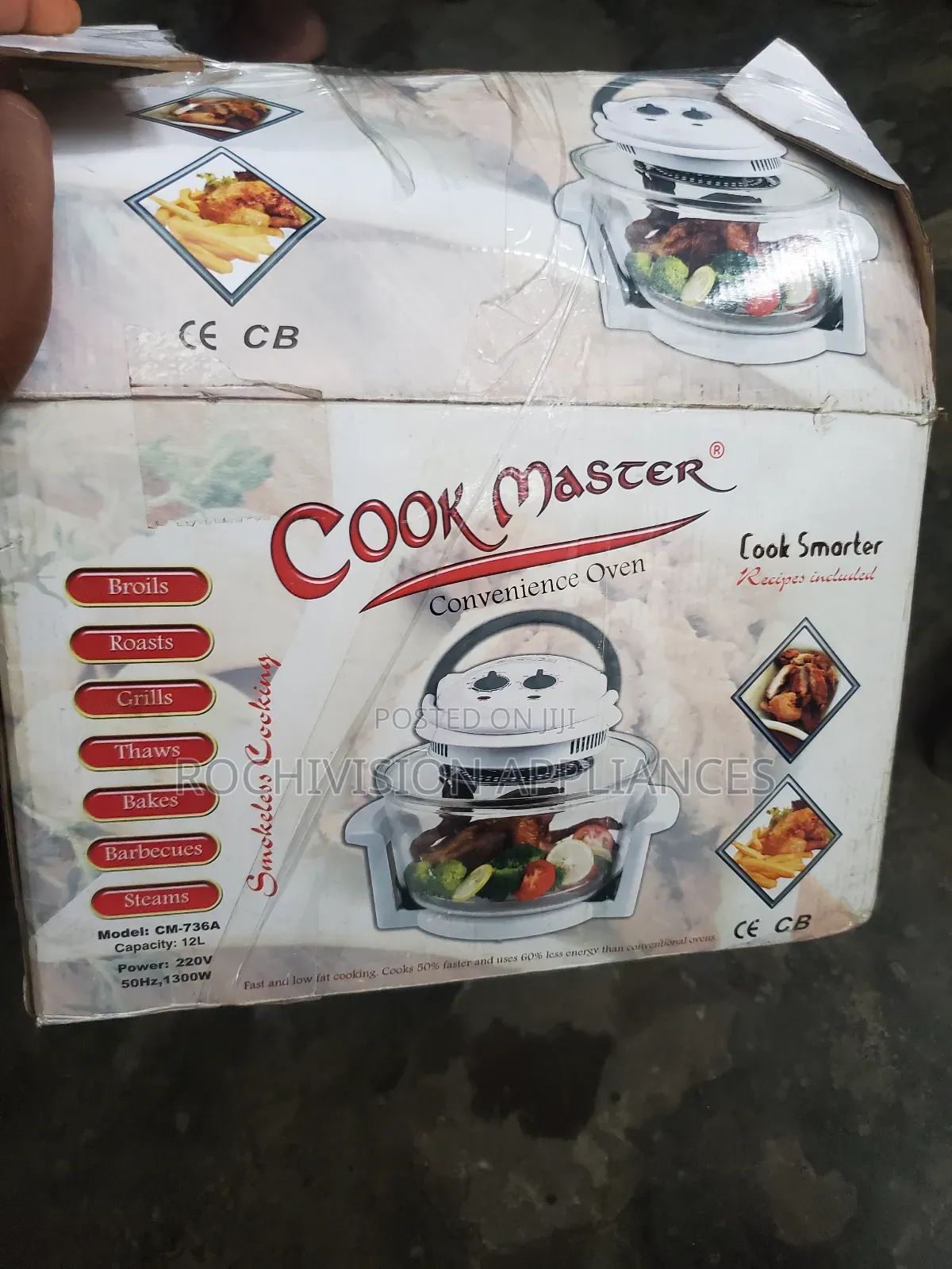 Cook Master Halogen Oven Convection Oven