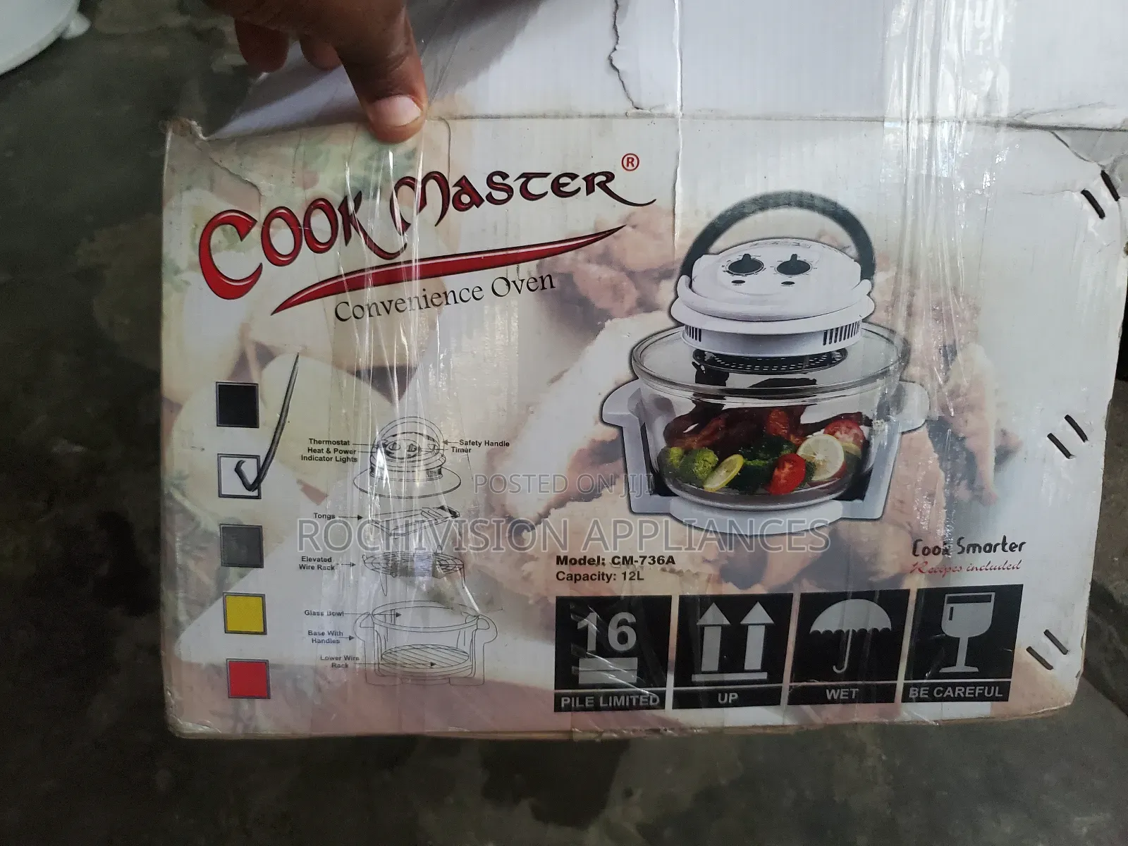Cook Master Halogen Oven Convection Oven