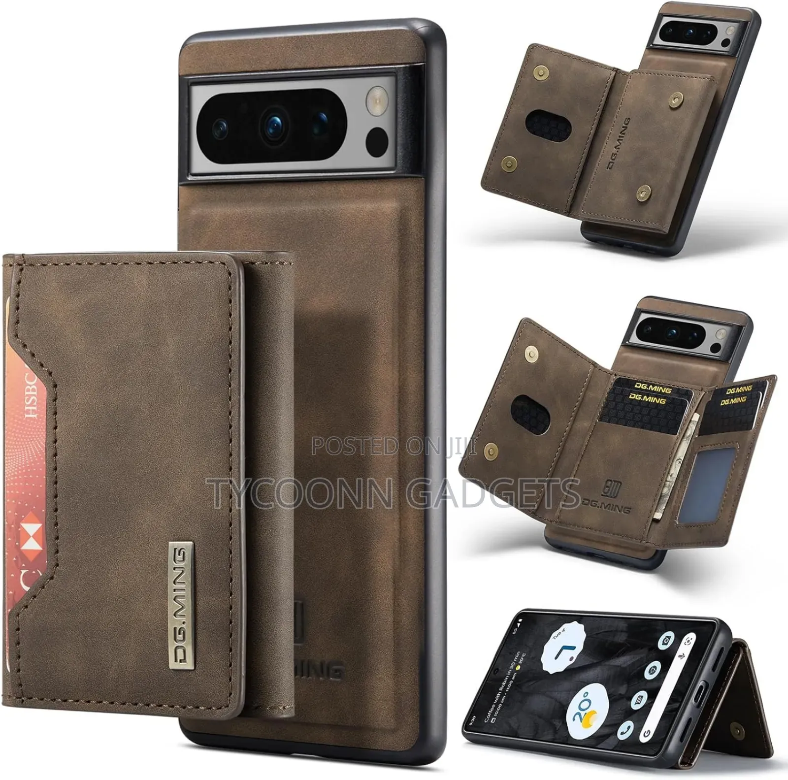 Google Pixel 8 Pro/7 Pro Detachable Case With Card Slot
