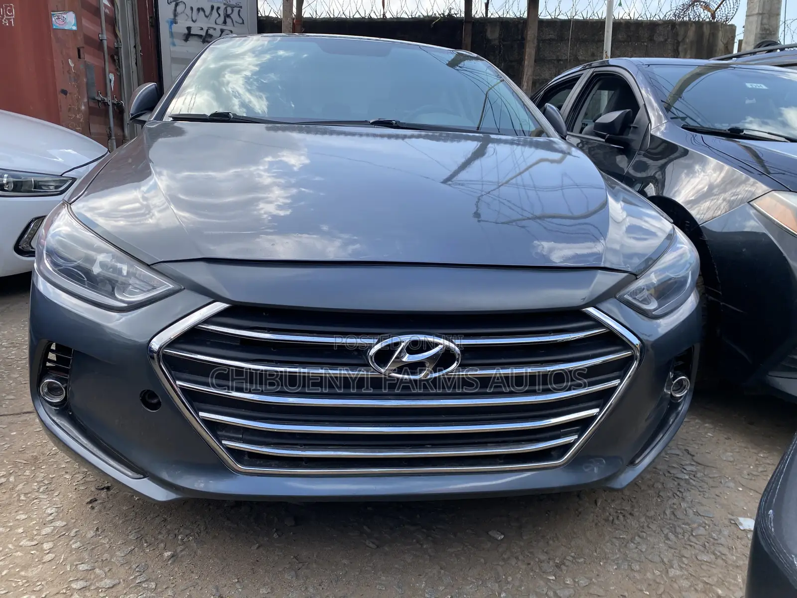 Hyundai Elantra Limited 2018 Gray