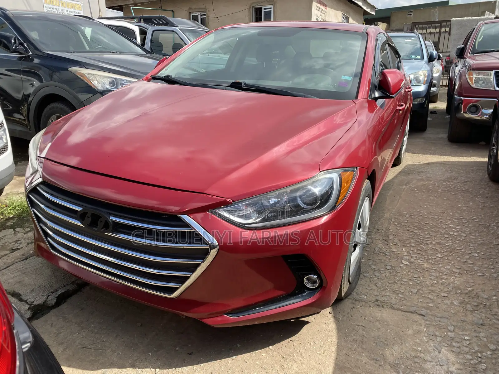 Hyundai Elantra 2017 Red