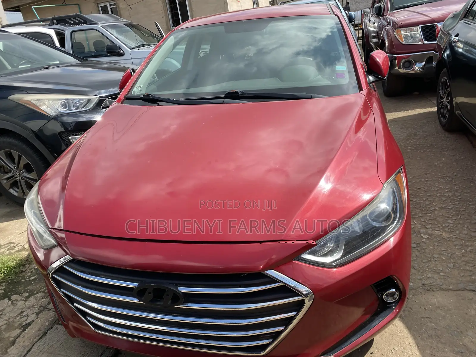 Hyundai Elantra 2017 Red