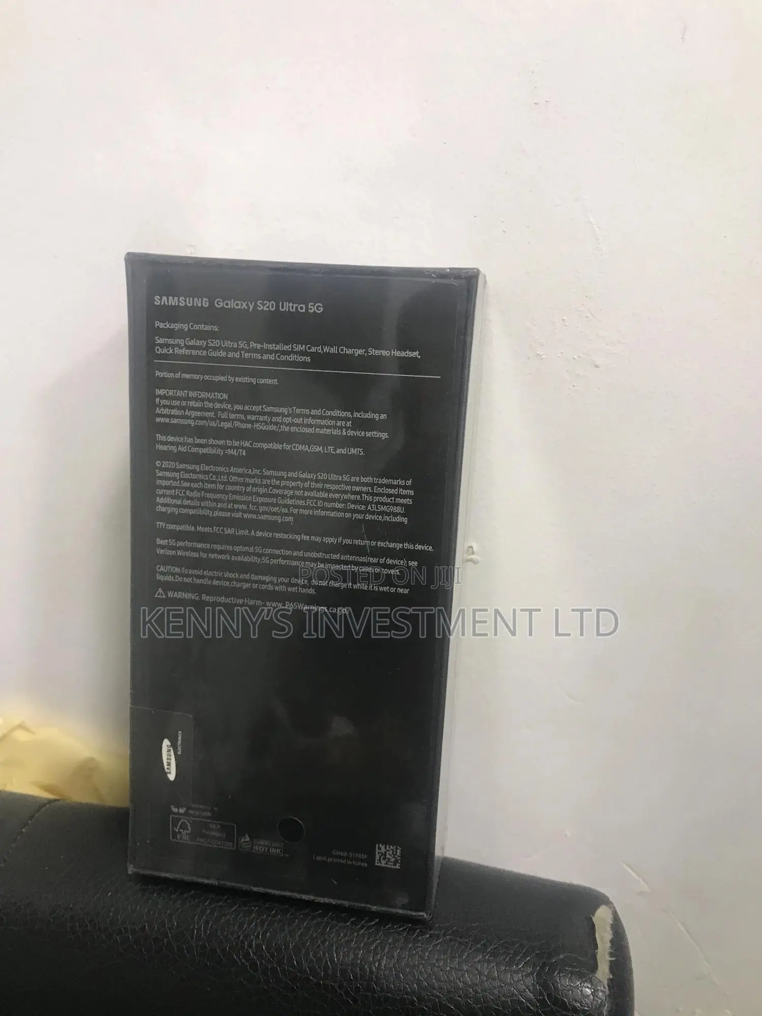 New Samsung Galaxy S20 Ultra 5G 128 GB Gold