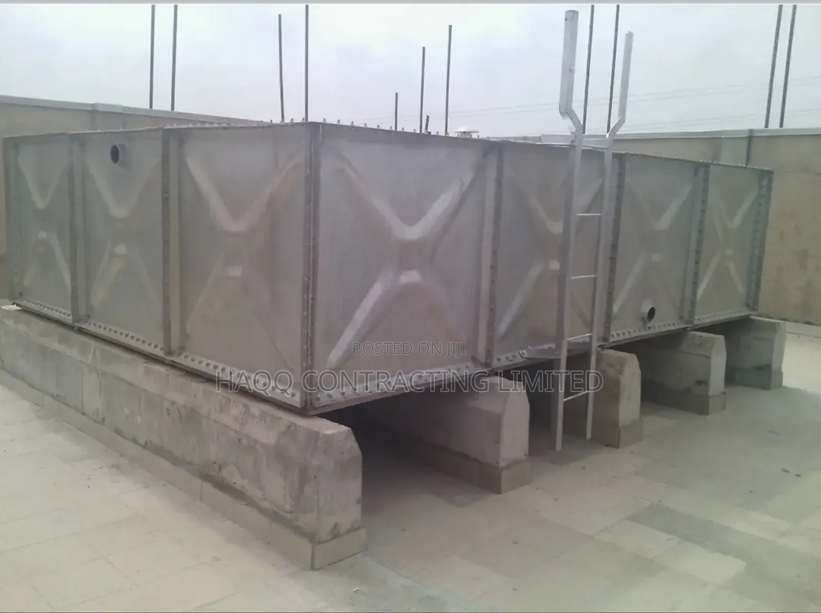Braithwaite Pressed Steel Water Tank Supply and Install