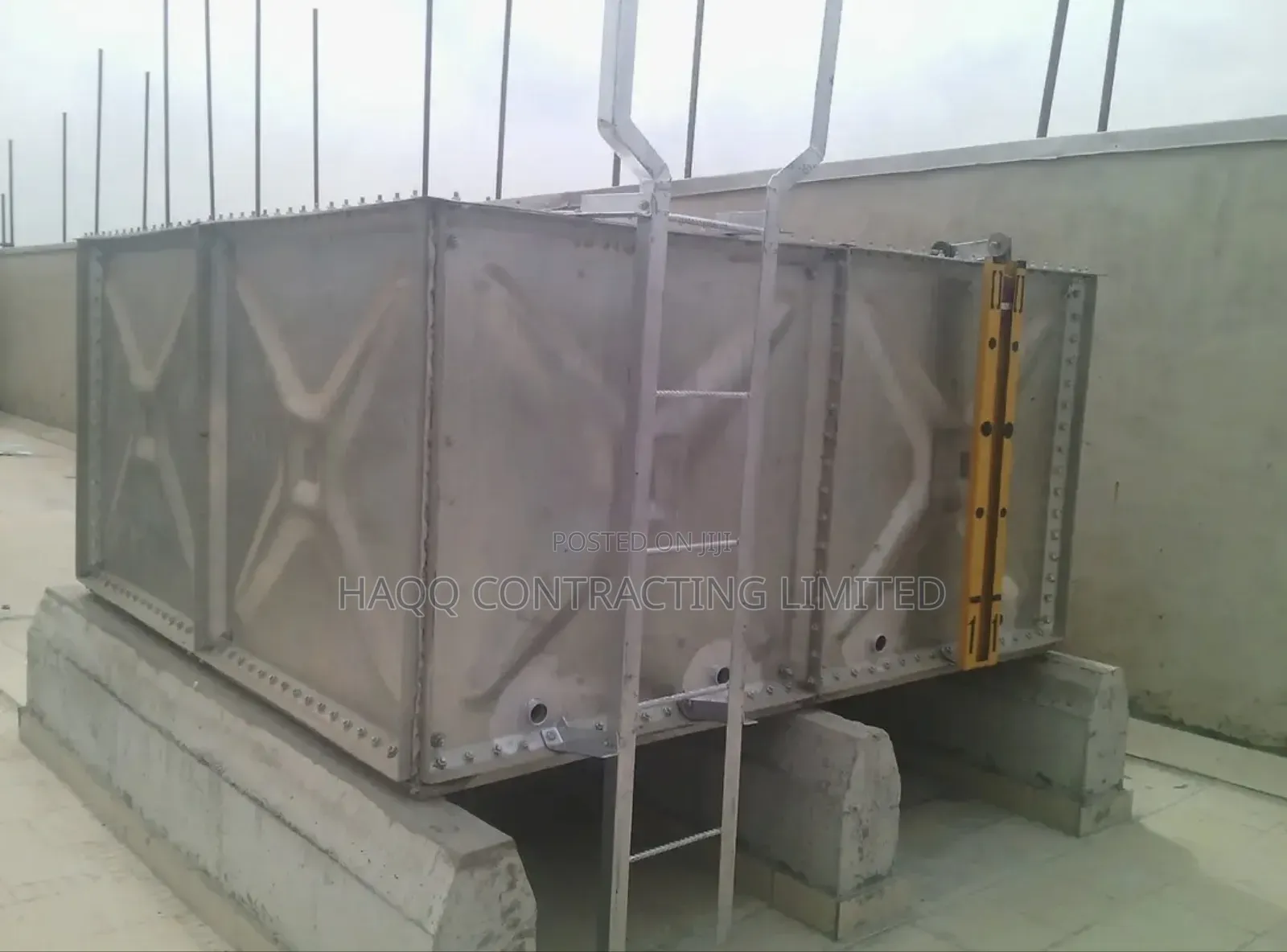 Braithwaite Pressed Steel Water Tank Supply and Install