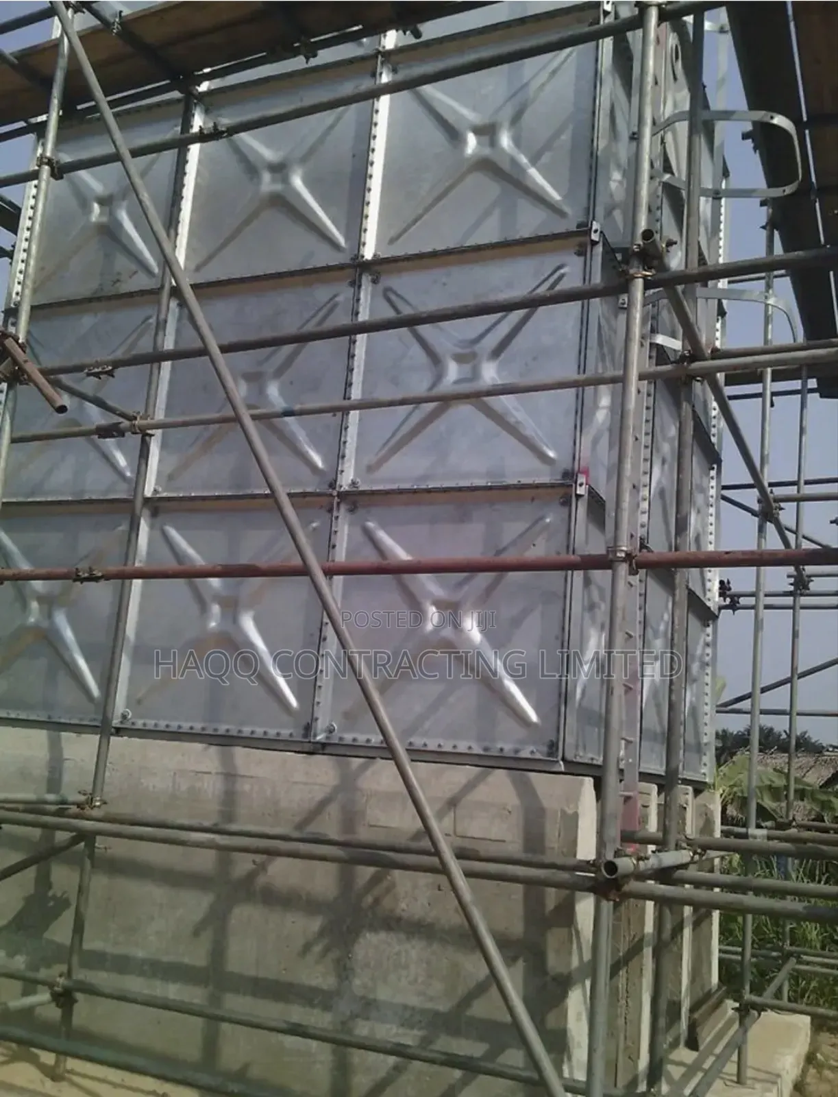 Braithwaite Pressed Steel Water Tank Supply and Install