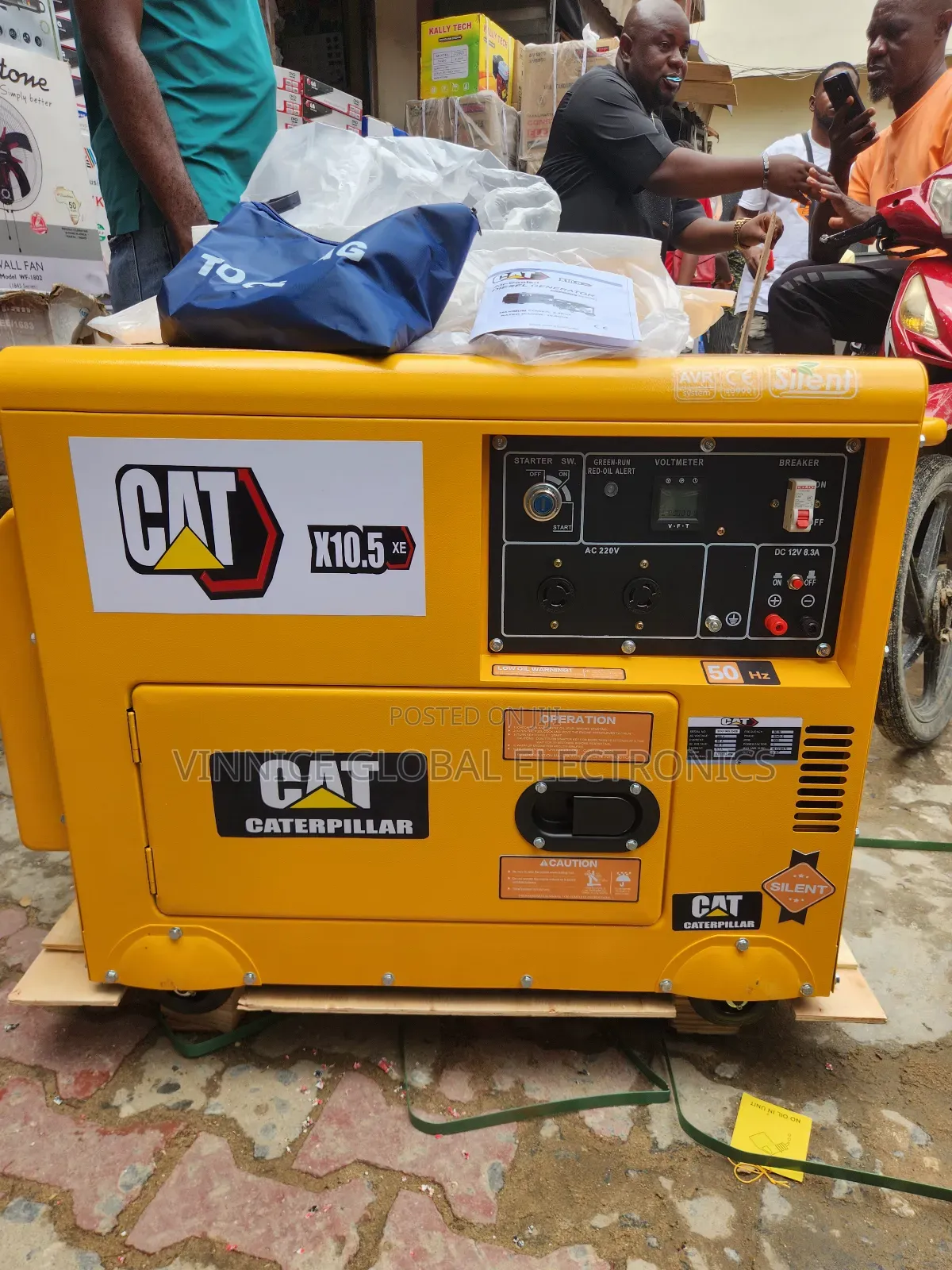 10.5kva Cat Diesel Silent Generator With 100% Pure Copper