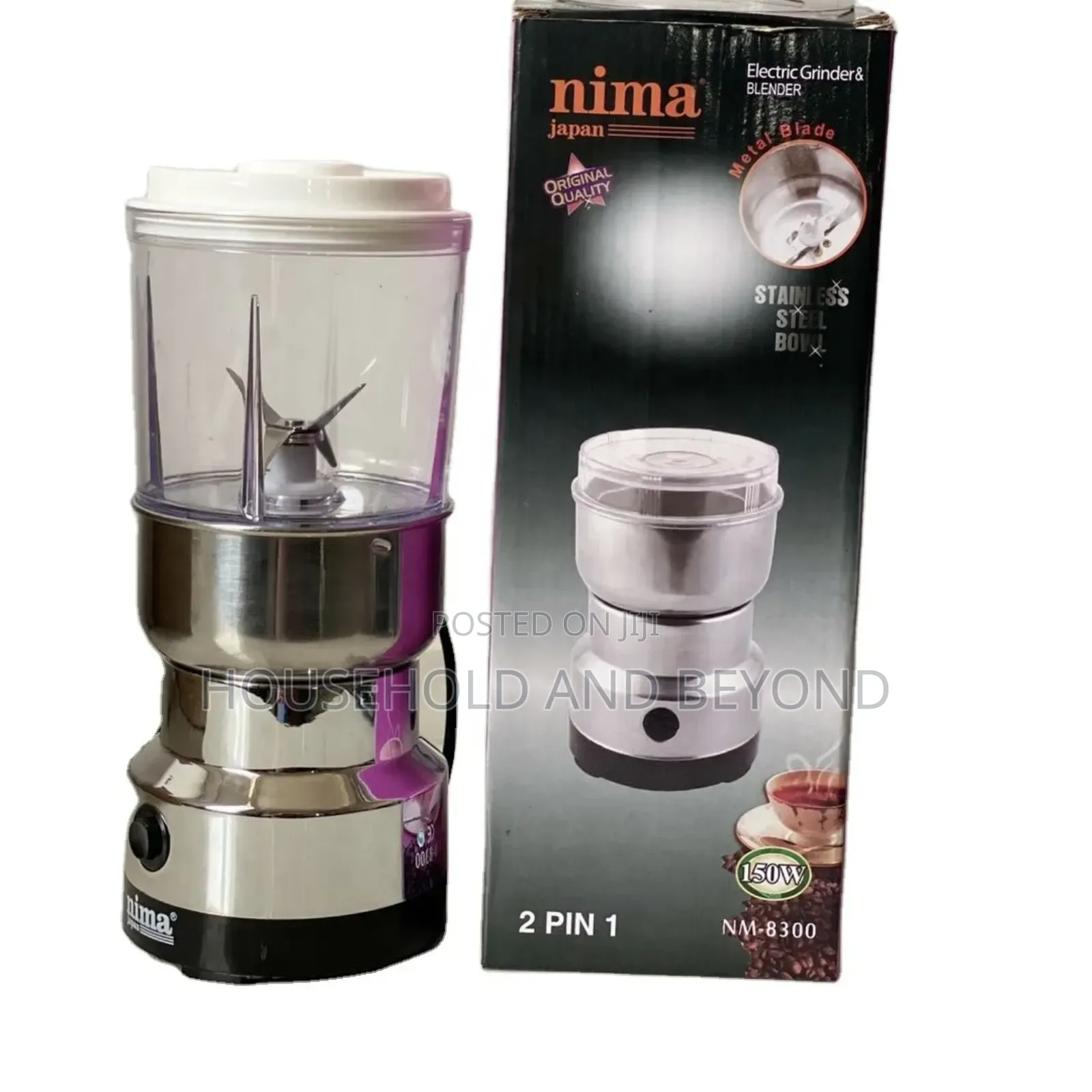 Nima Double 2 in 1 Blender and Grinder