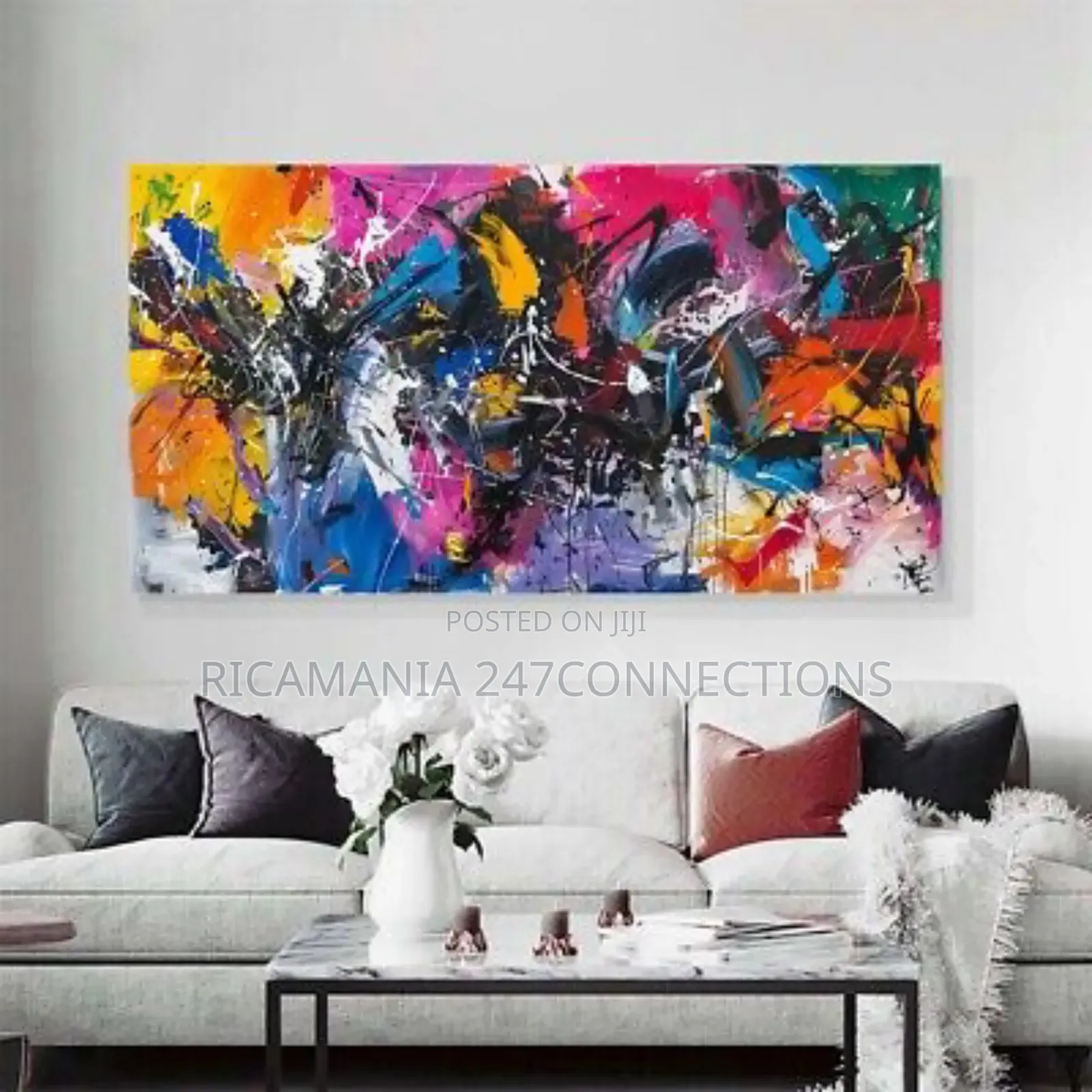 Oil Paintings Frameless Canvas