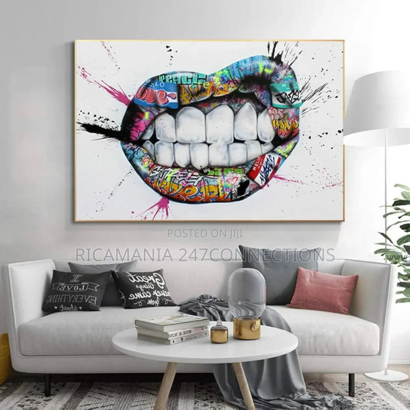 Opened Mouth Canvas Print