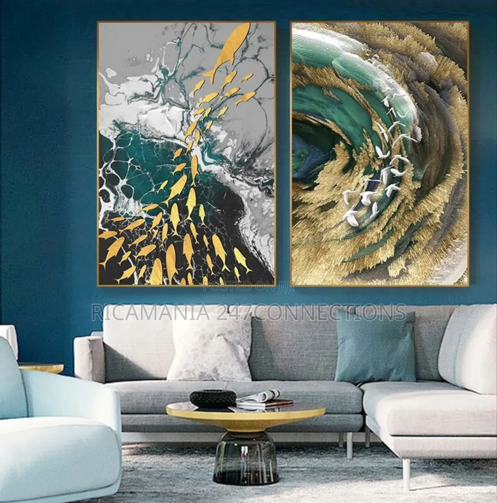 Abstract Nature Canvas Frames