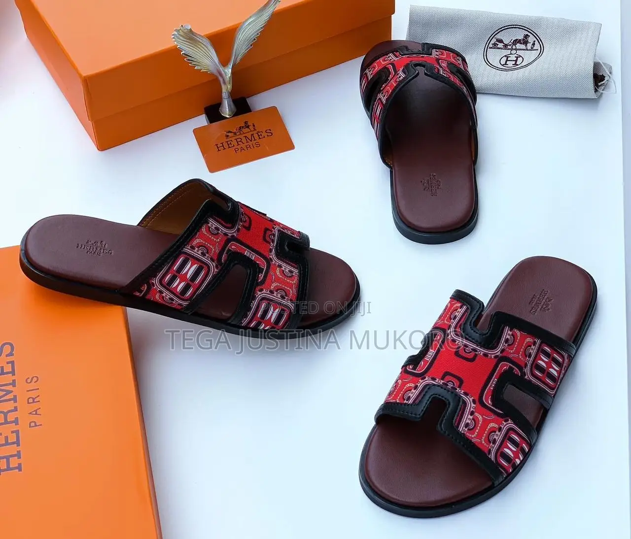 Men's Italian Leather Pam Slippers