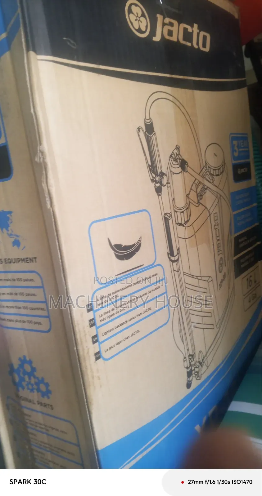 Brazilian Jacto Knapsack Sprayer
