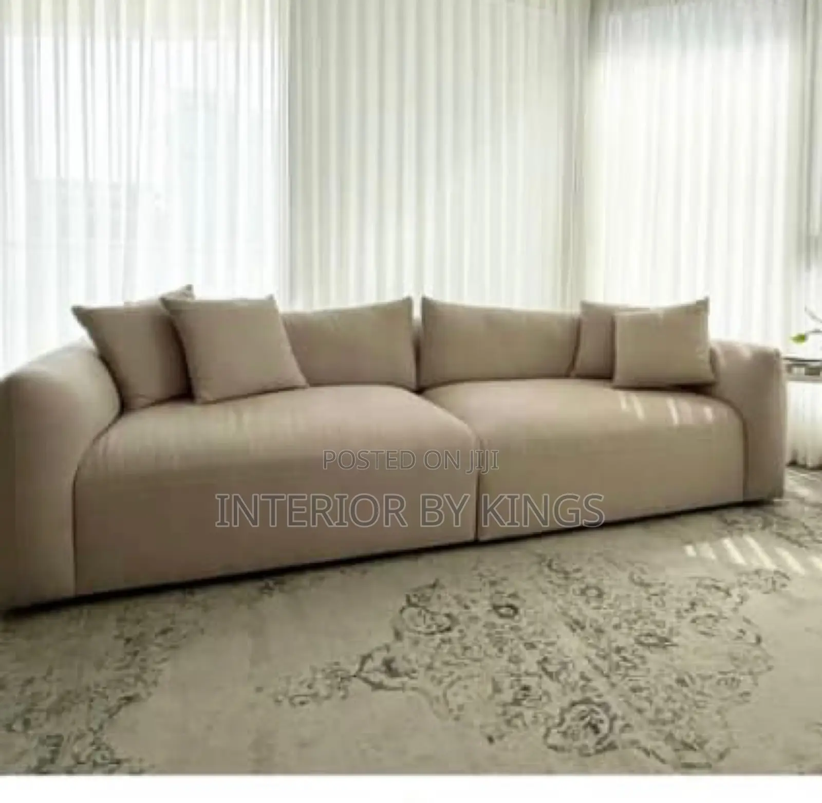 4seater Custom Made Sofa Can Be Made in Colors of Your Choic